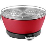 Tischgrill Vesuvio rot Elektrogrill klein
