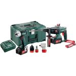 Metabo 18V Akku-Bohrschrauber BS 18 LT Quick & Akku-Kombi-Hammer KHA 18 LTX Combo Set 2.3.3 in MetaLoc