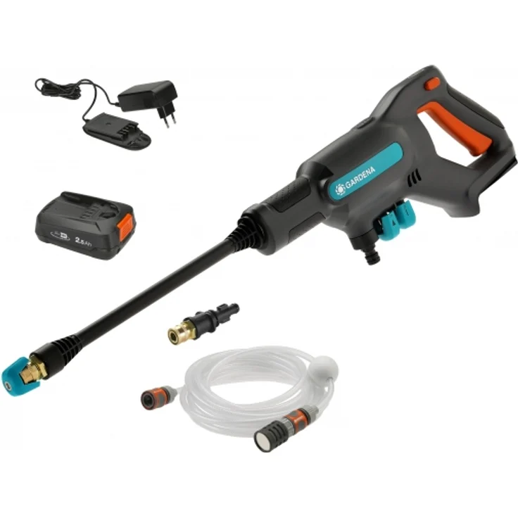 GARDENA Akku Mitteldruckreiniger AquaClean 24-18V P4A Ready-To Use Set Nr. 14800 Reiniger – Bild 1