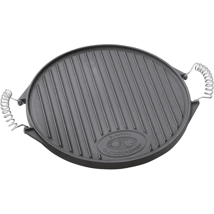 Outdoorchef Grillwendeplatte, Gusseisen, für Kugelgrill, Ø 39,5 cm