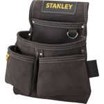 Stanley STST1-80116 Werkzeug- und Hammertasche aus Leder, doppelt mit Nieten verstärkt
