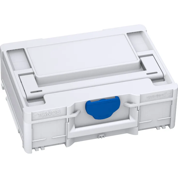 TANOS Systainer³ M 137 lichtgrau mit blauen T-Loc-Verschluss