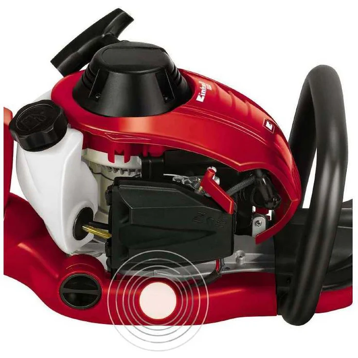 Einhell Benzin-Heckenschere GE-PH 2555 A (24,5 cm³, 55cm Schnittl., 28mm Zahnabstand, Fliehkraftkupplung, drehbarer Handgriff, Anti-Vibrations-System) – Bild 3