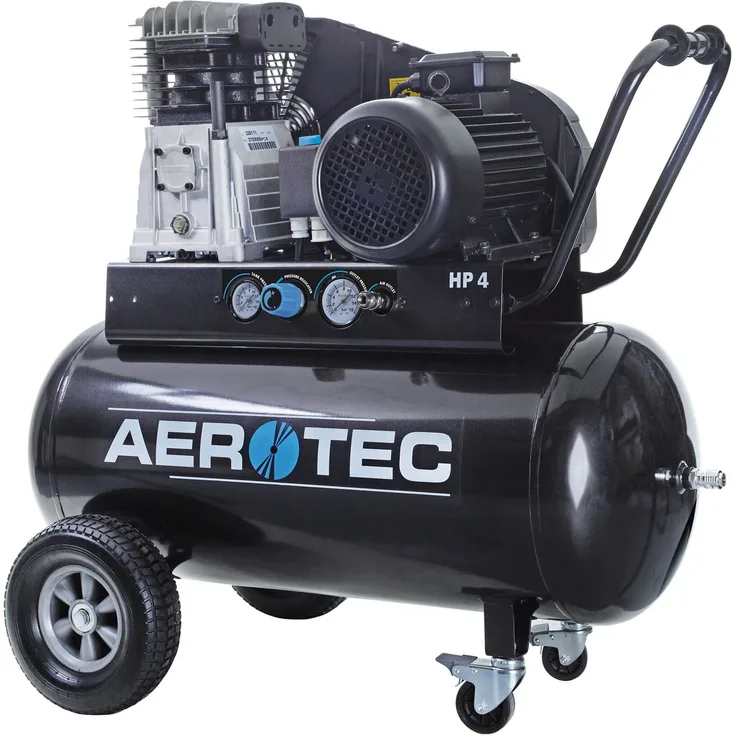 Aerotec Druckluft- Kompressor 4 PS 90 Liter 10 bar Typ 600-90 Liter TECH