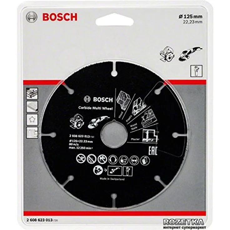 Bosch Professional Trennscheibe Multi Wheel (Ø 125 mm, Zubehör Winkelschleifer) – Bild 1