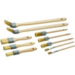 Sonstige - Pinsel-Set, 10-teilig, Kunstborste, Holzstiele FSC