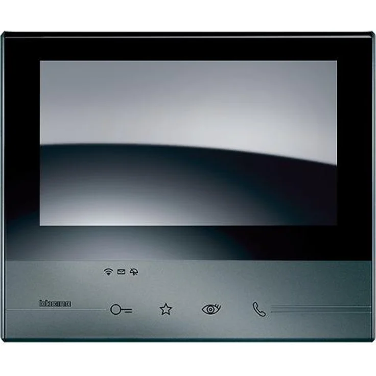 Legrand, Classe 300 X13E Video-Innenstelle in Schwarz mit 7-Touchscreen, 4 sensitiven Tasten und Smartphone Anbindung, 344643 – Bild 1