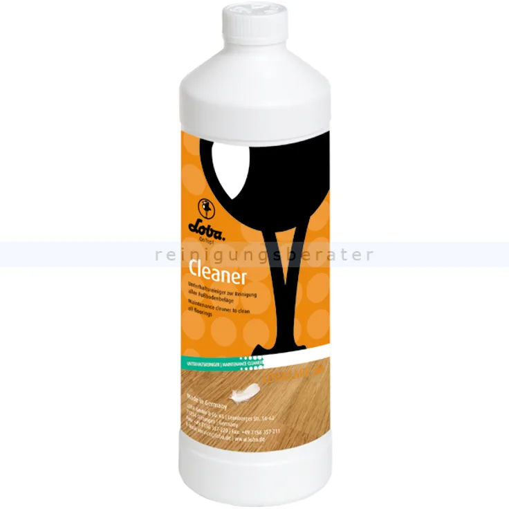 Loba Neutralreiniger LOBA Cleaner 1 L hochkonzentrierter pH-neutraler Unterhaltsreiniger