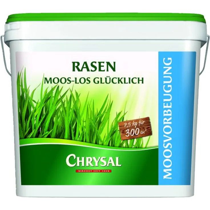 Chrysal Rasen Moos-Los Glücklich 7,5 kg Rasendünger Düngemittel