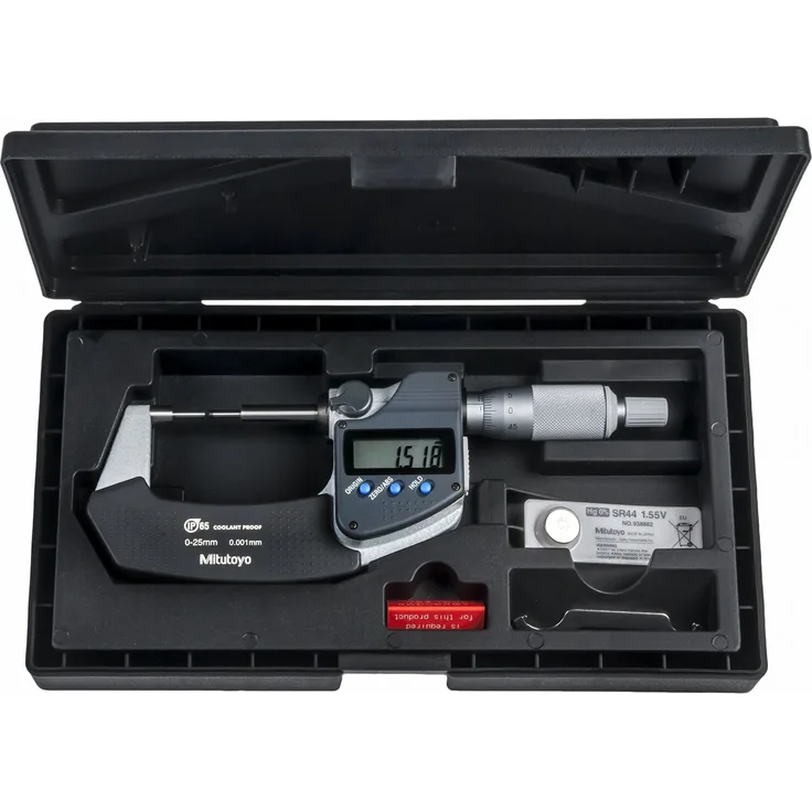 Mitutoyo 331 251 30 Spline-Mikrometer, 0 25 mm, 48566