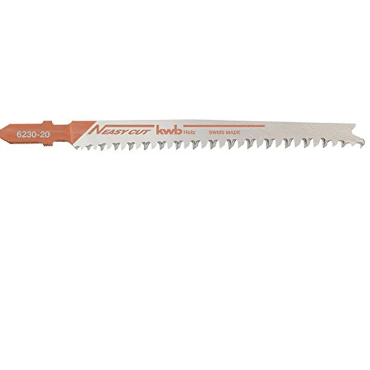 KWB 6230-20 Easy Cut Stichsägeblätter, Holzbearbeitung, Einnockenschaft