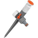 Bradas White Line 0-360° Kreisregner mit Erdspieß 90qm