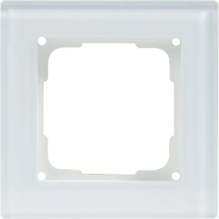 OPUS OPUS-FUSION G-Rahmen 1-f., pw Glas, polarweiß-polarweiß