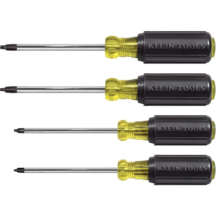 Klein Tools 85664 4-Piece Square Recess Screwdriver Set by Klein Tools