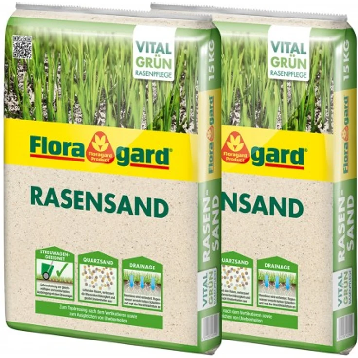 Floragard Rasensand 2x15kg – Bild 1