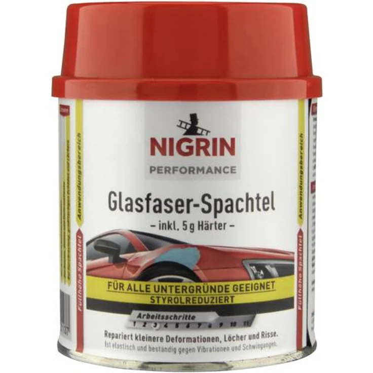 Nigrin Performance 72113 Glasfaser-Spachtel 250g – Bild 1