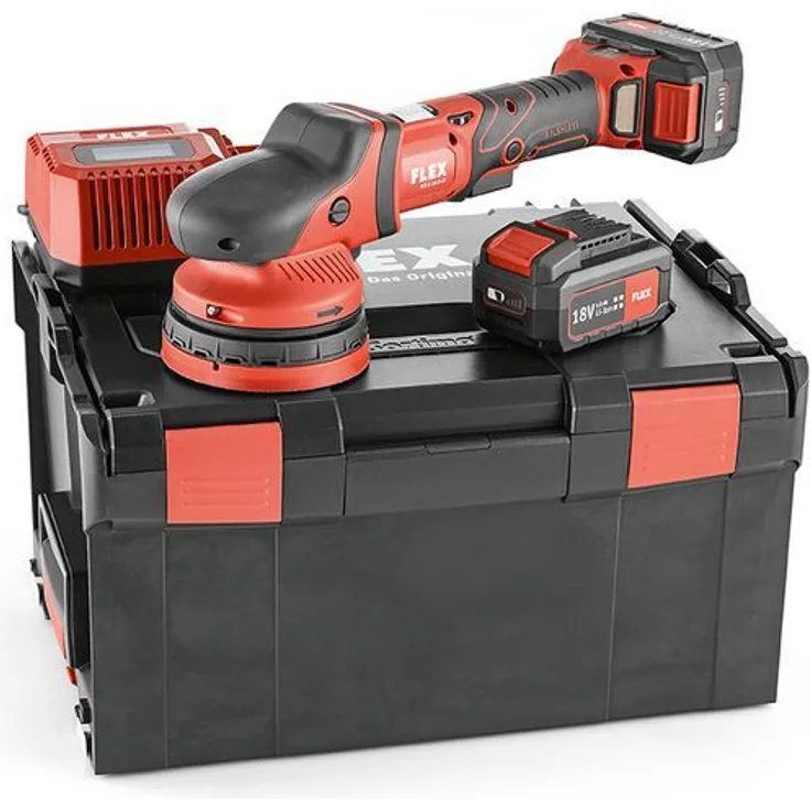 Flex XCE 8 125 18.0-EC/5.0 Set Akku-Exzenterpolierer mit Zwangsantrieb 18,0 V - 438413