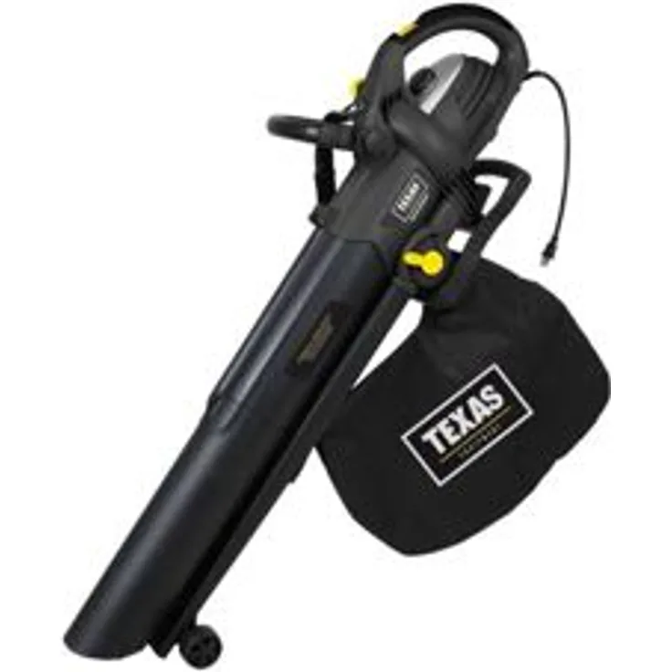TEXAS Profi Laubsauger 3in1 Laubbläser Laubhäcksler Laubsammler BVX 3000P 230V mit Fangsack Häckselfunktion 3000 Watt