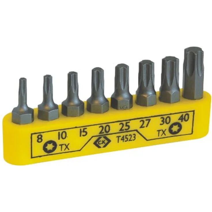 C.K T4523 Schraubendreher-Bit Satz für Torxschrauben
