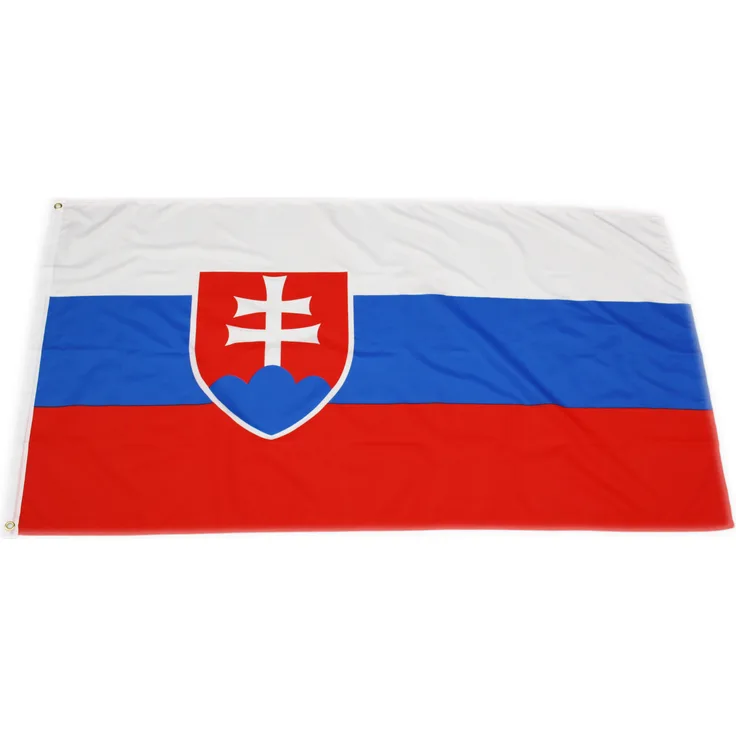 Flagge Fahne Slowakei Landesflagge Slovensk¡ Republika Nationalflagge Handelsflagge 90 x 150 cm - wetterfeste Qualität