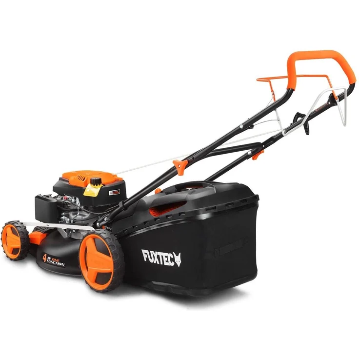 Fuxtec FX-RM5196, 51 cm Schnittbreite, Benzin-Rasenmäher, 4400 Watt Leistung, 196 ccm Hubraum, 60 l Fangkorbvolumen – Bild 2