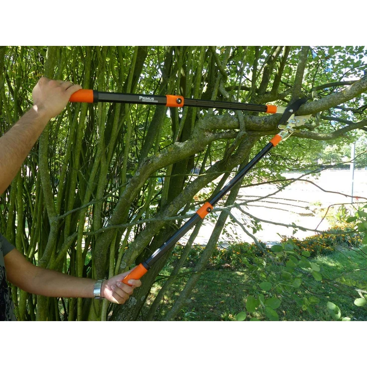 Garten Primus Astschere, Astamboss - Ratschenschere, schwarz-orange, 67 x 28 x 3,5 cm, 01100 – Bild 5
