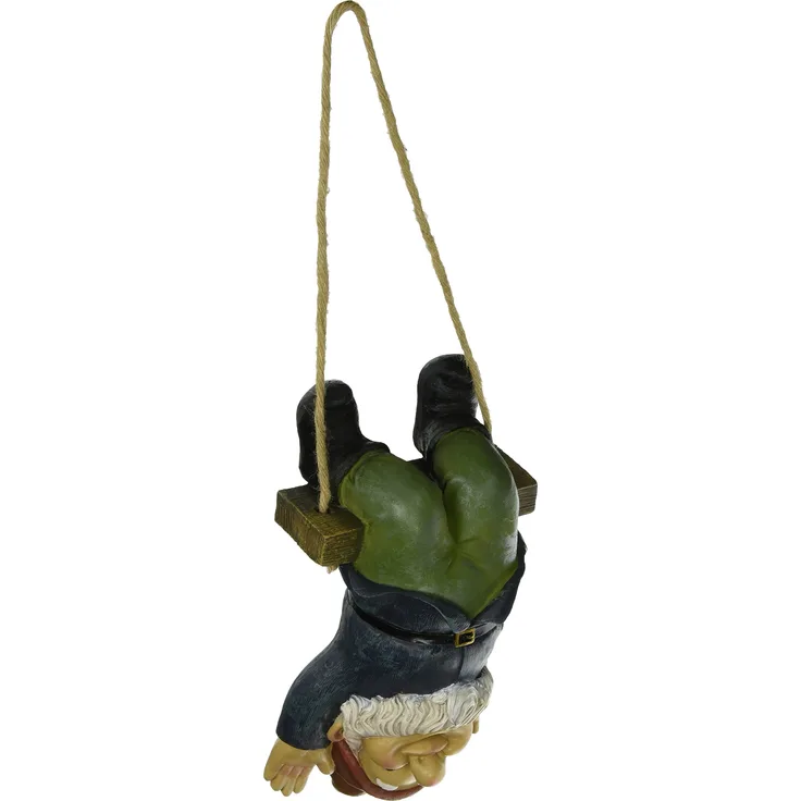 Design Toscano Alfie, der Akrobat: Schaukelnder Gartenzwerg, Figur