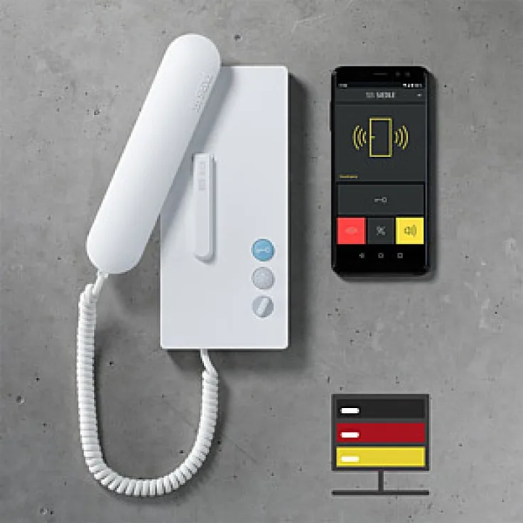 Siedle IQ HTA WLAN Haustelefon für 6 plus n Technik