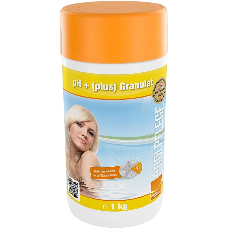 Steinbach Poolchemie pH plus Granulat, 1 kg, pH-Regulierung, 0753201TD08