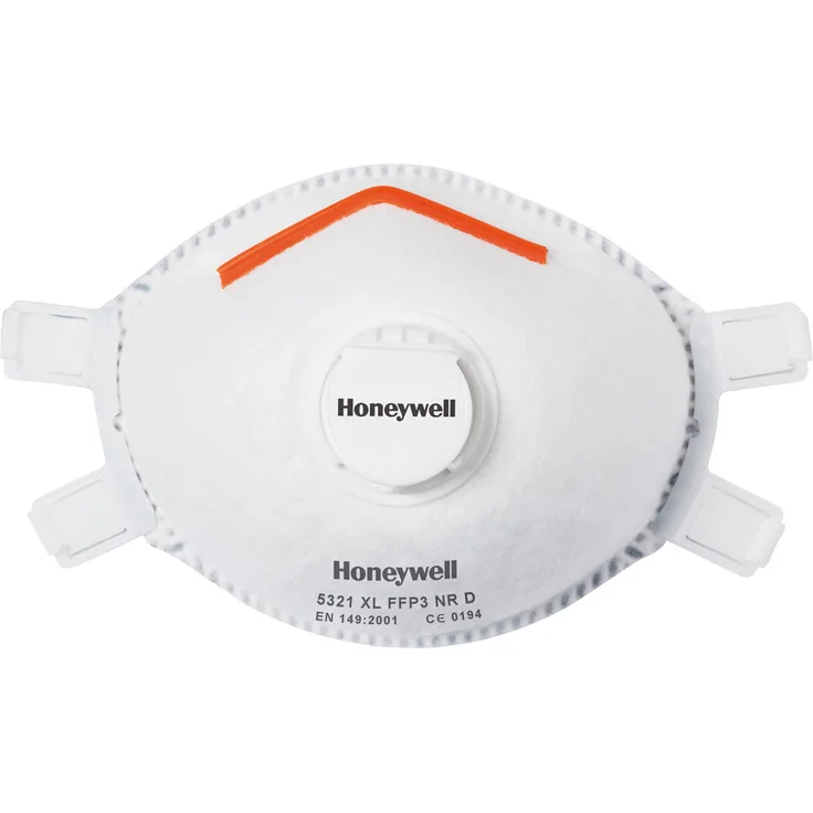 Honeywell Feinstaubmasken FÖRCH 5 | FEINSTAUBM.FFP3D M.VENTIL 5