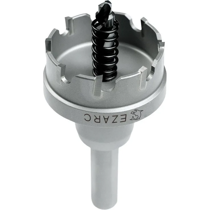 EZARC Lochsäge Hartmetall-Bohrer, leistungsfähiger Lochöffner ideal für Löchern in Edelstahl und Metall, 51mm