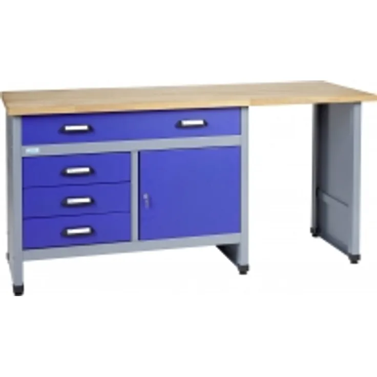 Küpper 12037 Werkbank ultramarinblau 1700 mm x 840 mm x 600 mm