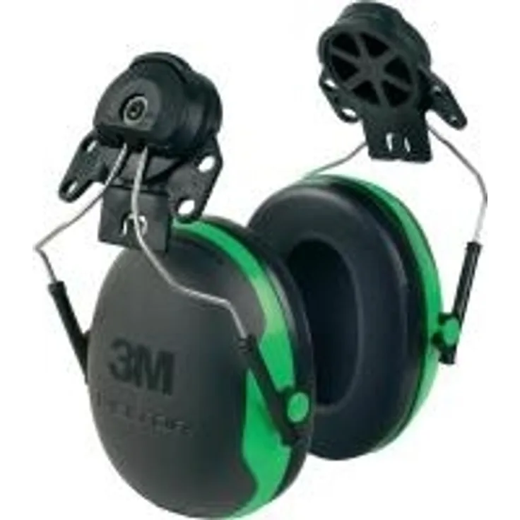3M Helmkapsel X1P3E, Helmbefestigung, SNR 26 dB, schwarz-grün
