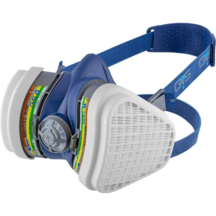 GVS Filter Technology Elipse SPR491 Atemschutz-Halbmaske, ABEK1P3, Mittel/Groß, Blau