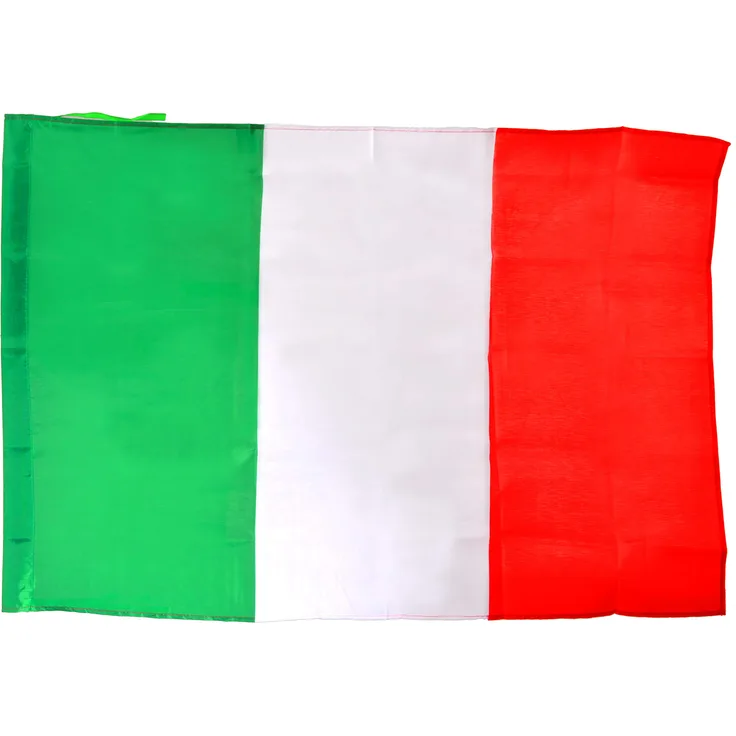 Ciao - Italienische Flagge aus Stoff 100x70 cm Verde-Bianco-Rosso