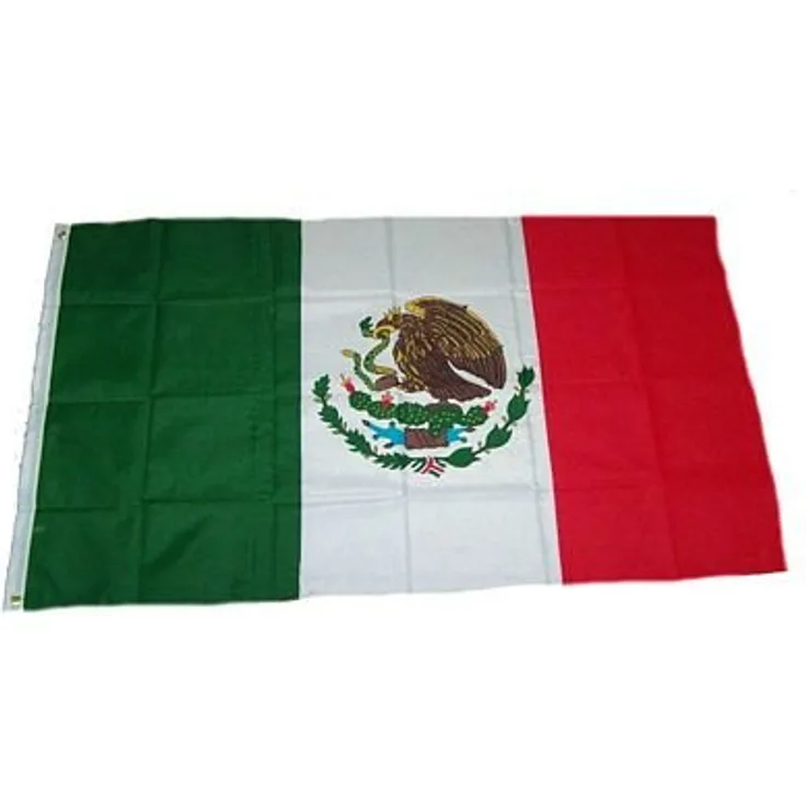 Flaggenking Mexico Flagge-Fahne - wetterfest, weiß, 150 x 90 x 1 cm, 16898