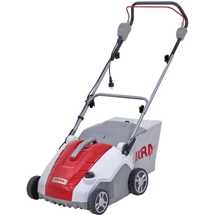 IKRA Elektro Vertikutierer Rasenlüfter IEVL 1738 Fangkorb 50l Arbeitsbreite 38cm Arbeitstiefe einstellbar 1.700W – Bild 1