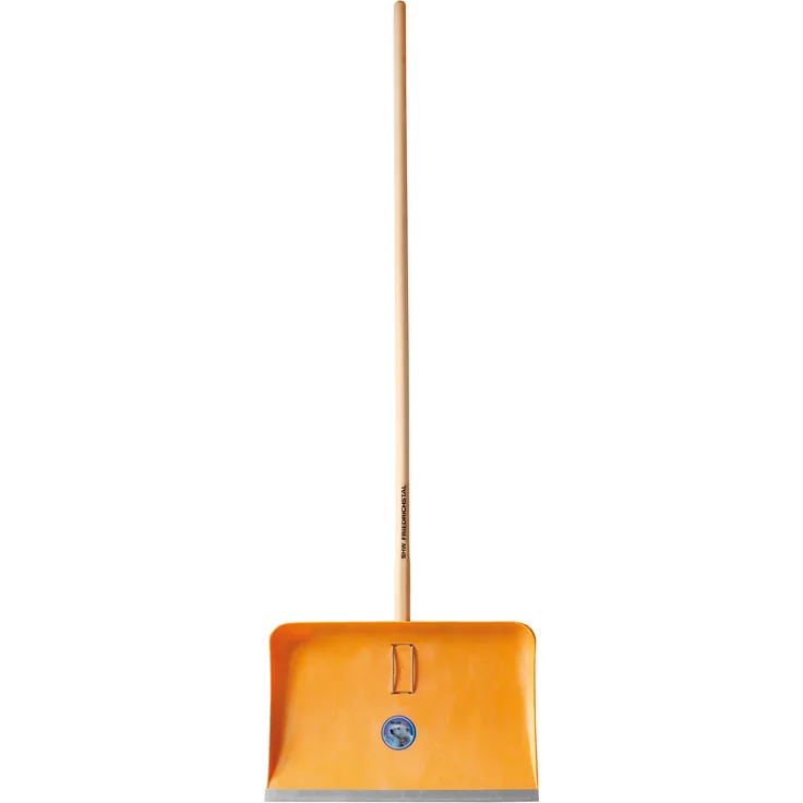 SHW Schneeschieber Kunststoff Profi 55 cm mit Aluminium-Profilkante und Ovalstiel 150 cm