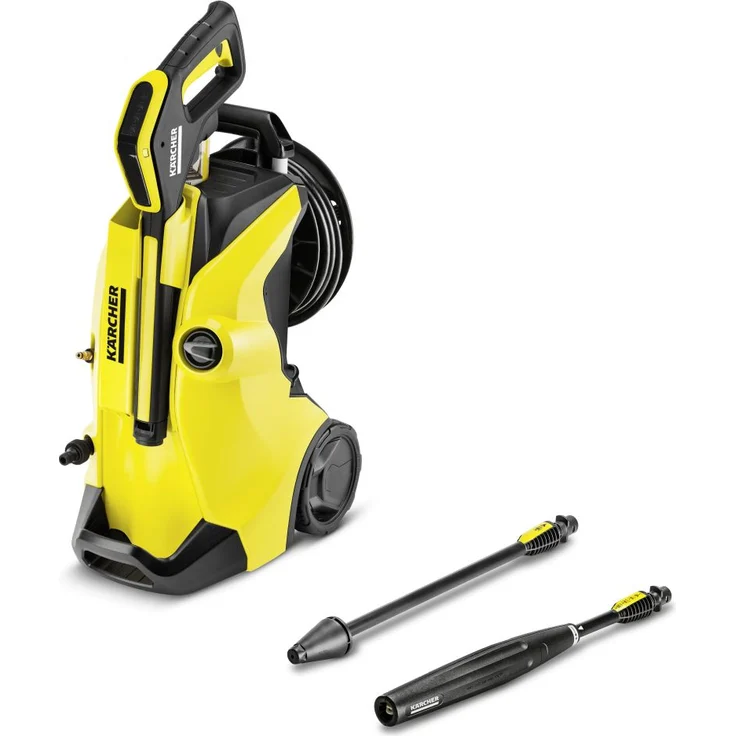 Kärcher K 4 Premium Full Control 1.324-100.0 Hochdruckreiniger 420 l/h 1800 W 130 bar 30 m²/h 40 °C Schlauch 6 m mit integrierter HD-Schlauchtrommel – Bild 1