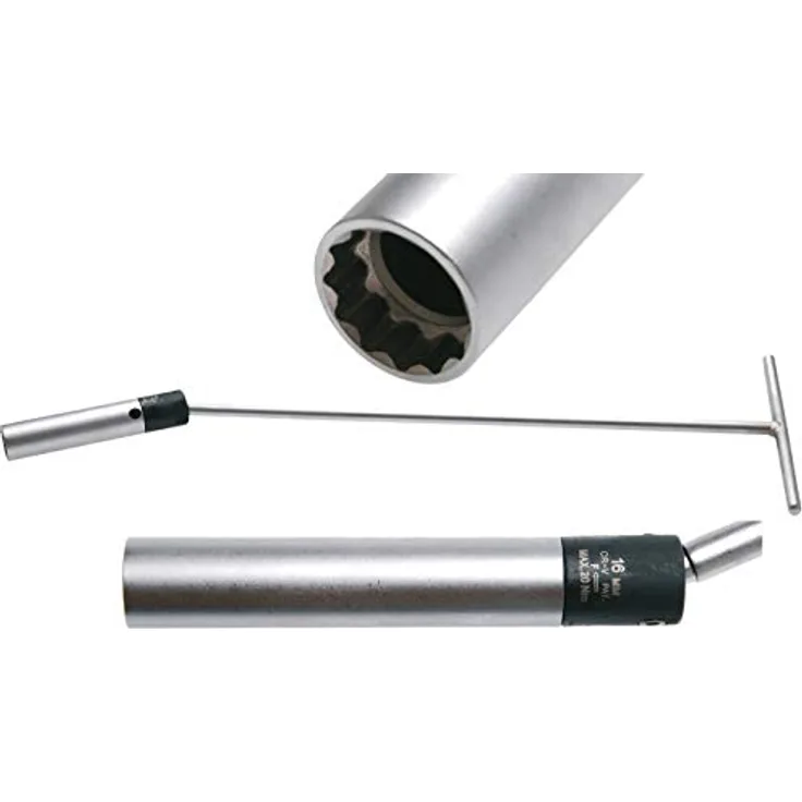 BGS 146 | Gelenk-Zündkerzenschlüssel mit Drehmomentbegrenzung | 20 Nm | SW 16 mm