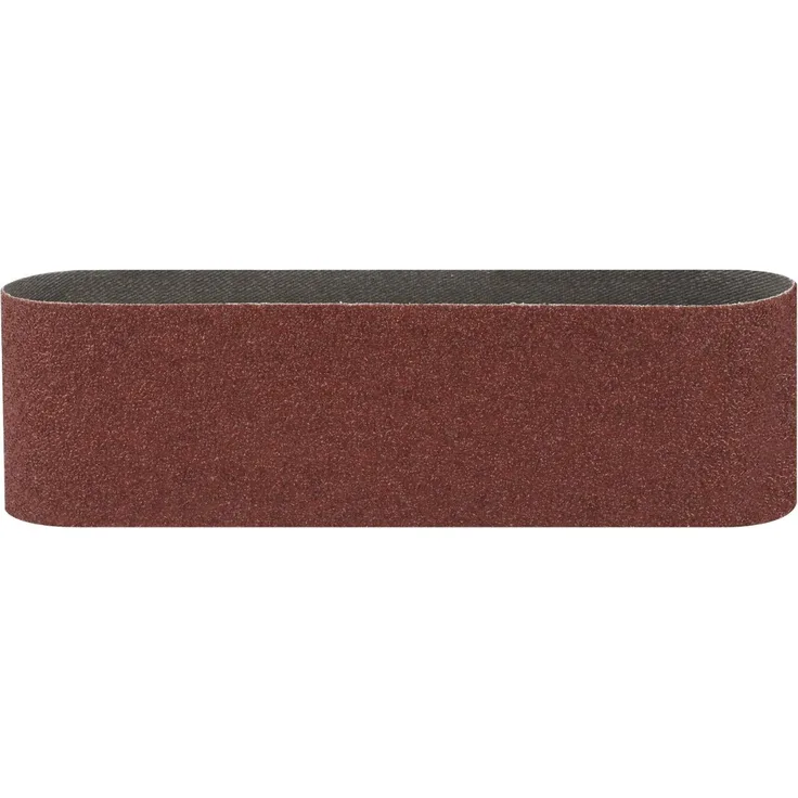 Bosch Schleifband (für Bandschleifer verschiedene Materialien, 3 Stück, 75 x 457 mm, Körnung 80)