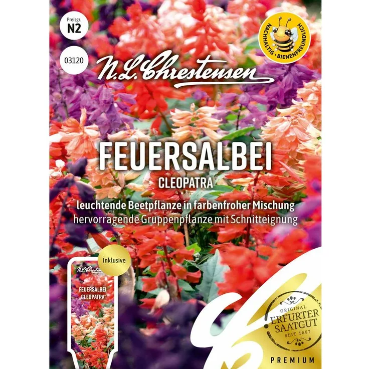 N.L. CHRESTENSEN Feuersalbei Cleopatra Salbeisamen 