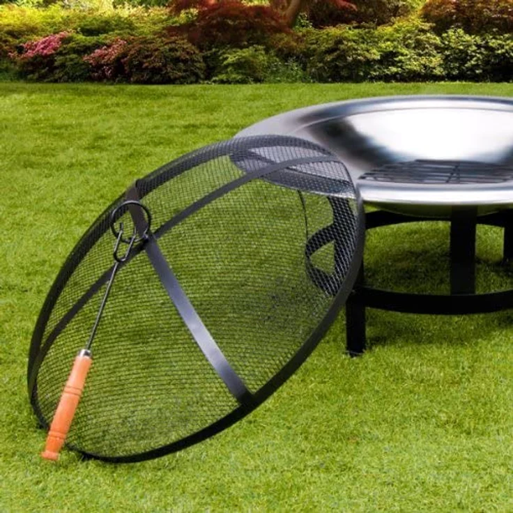 Deuba Feuerstelle aus Edelstahl Ø 75cm (101097) – Bild 3