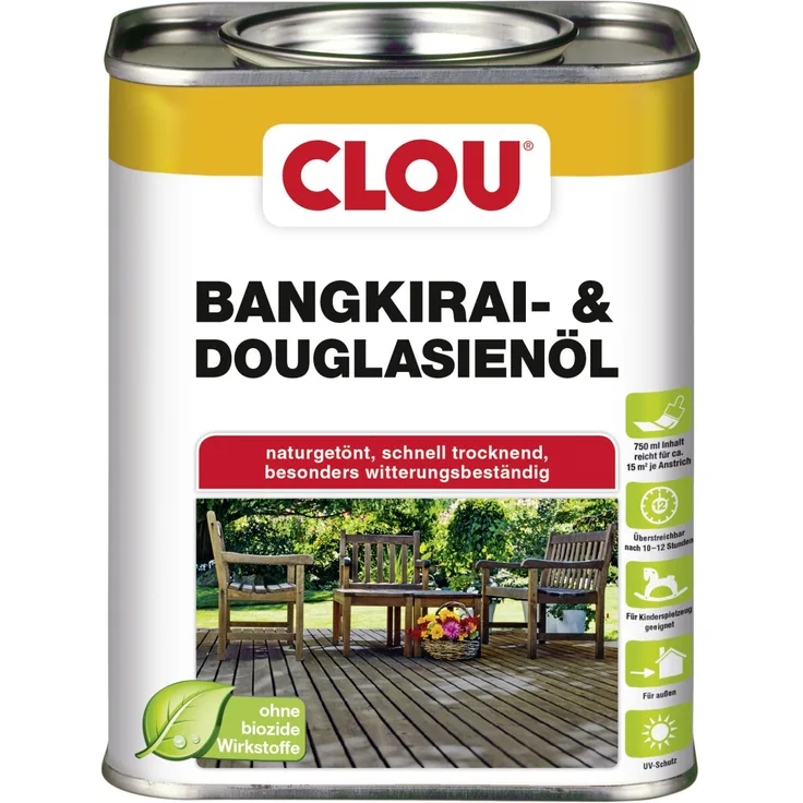 Clou Bangkirai & Douglasien Öl 750 ml