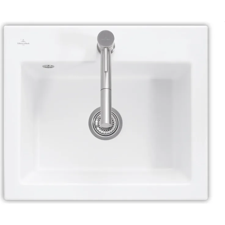 Villeroy & Boch Subway 60 S Stone White - 3309 01 RW Keramikspüle Handbetätigung