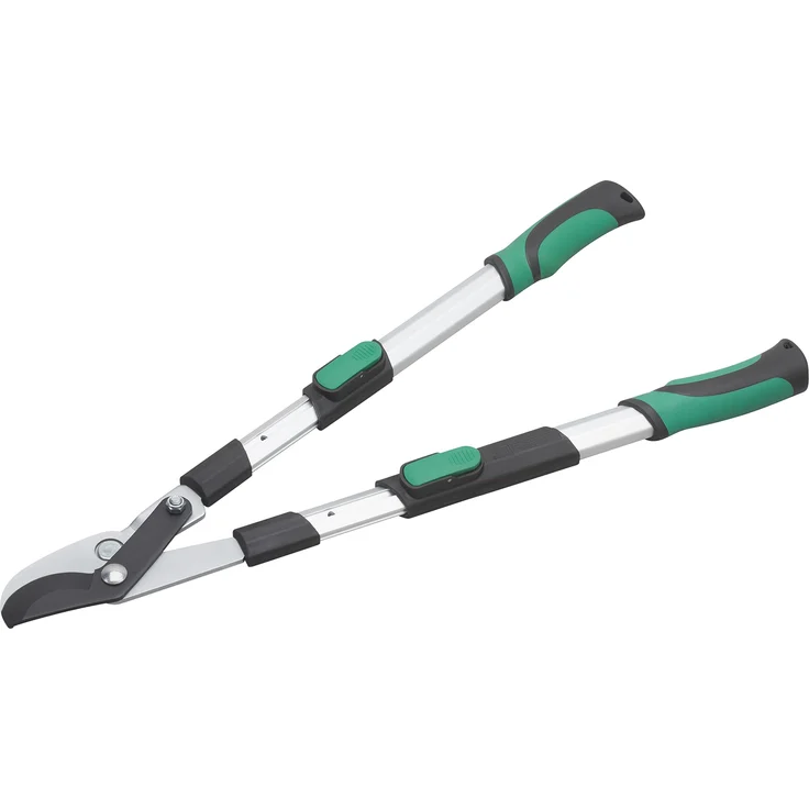 Meister Astschere mit Bypass-Klinge - 2K-Griffe - Teleskopfunktion - Antihaft-Beschichtung - Geeignet für weiches Holz und Frischholz - Astschere - Gartenschere - Baumschere - Astschneider - 9769200