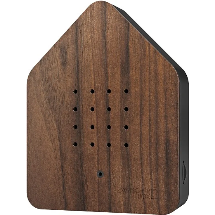 Zwitcherbox Holz zwitscherbox, Walnuss-schwarz, 11 x 12 x 3 cm – Bild 1