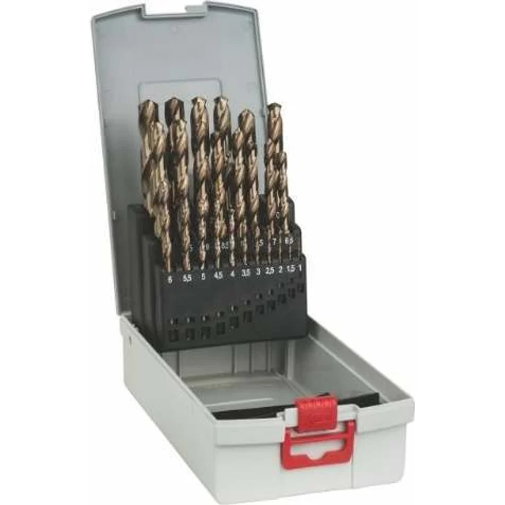 Bosch Professional 25tlg. Metallbohrer-Set HSS-Cobalt ProBox (für Edelstahl, Zubehör Bohrschrauber) – Bild 1