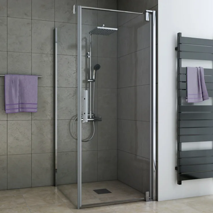 BREUER Seitenwand »Europa Design«, B x H: 90 x 200 cm, Sicherheitsglas