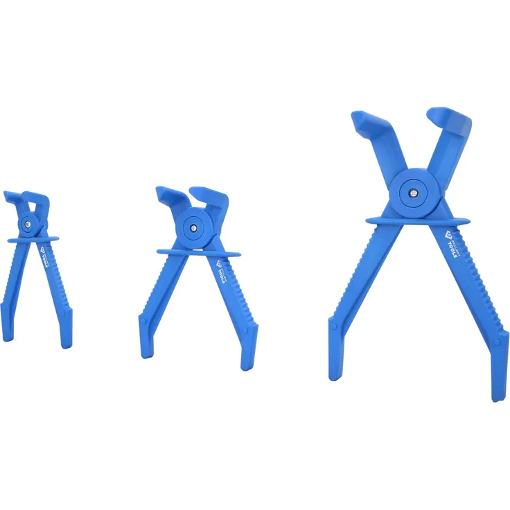 Brilliant Tools, 90° abgewinkelt, 3-TLG. Schlauch-Abklemm-Zangen-Satz, Nicht Angegeben